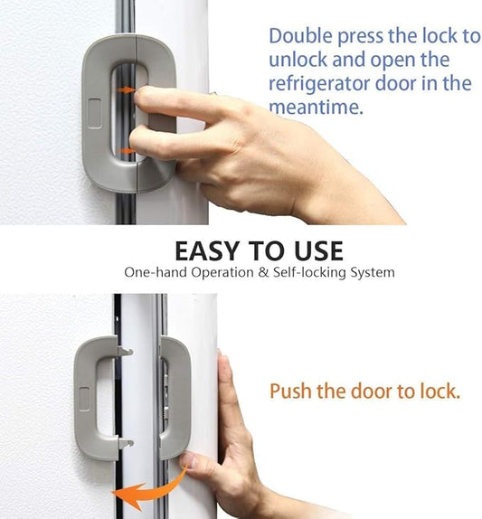 Multifunctional Fridge Door Drawer Lock