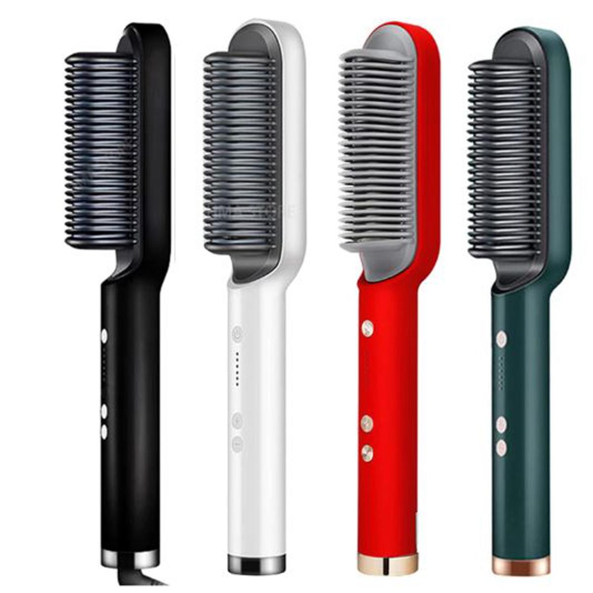 2-in-1 Electric Hair Straightener and Curler – Fast Heating Styling Tool for All Hair Types - Free Delivery