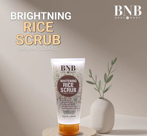 BNB 3 In 1 Rice Extract & Glow Kit - Rice Face Wash + Rice Scrub + Rice Face Mask