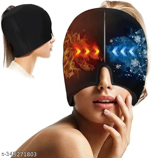 ✅ Migraine Relief Cap – Hot & Cold Gel Therapy for Headache & Sinus Pain