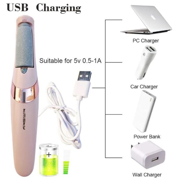 Rechargeable Electric Pedi Foot Filer