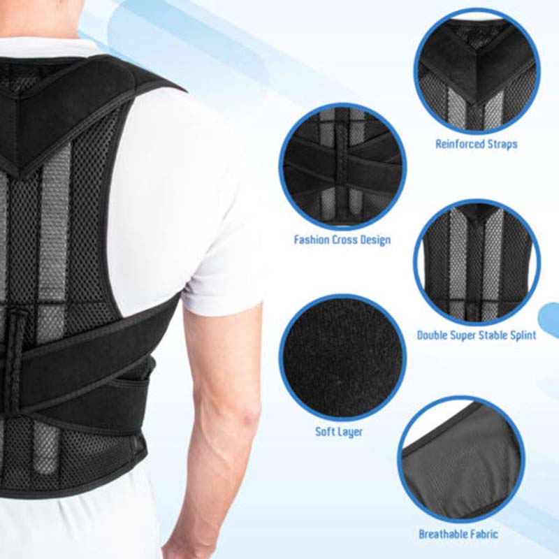 Premium Posture Corrector Belt Fully Adjustable Provides Gentle Support, Strong Breathable Material