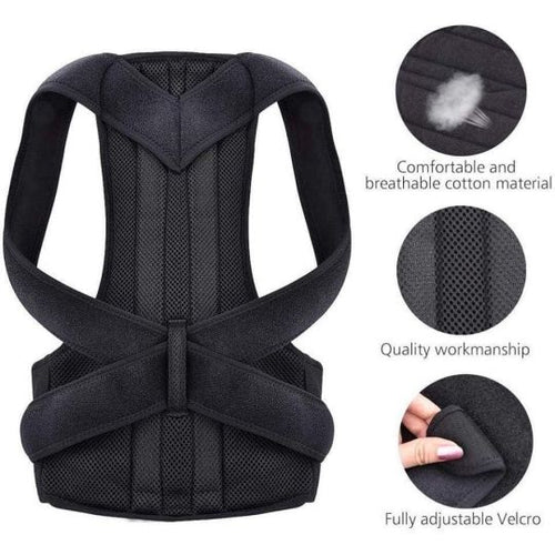 Premium Posture Corrector Belt Fully Adjustable Provides Gentle Support, Strong Breathable Material