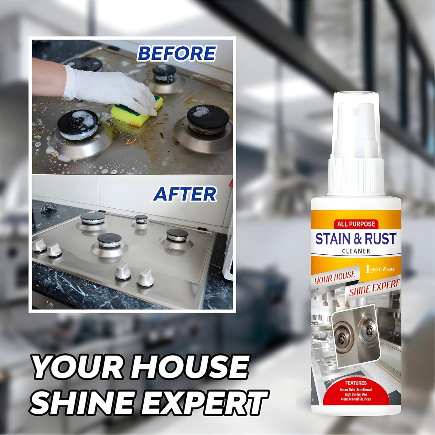 High-Performance Multi-Purpose Rust Remover Spray