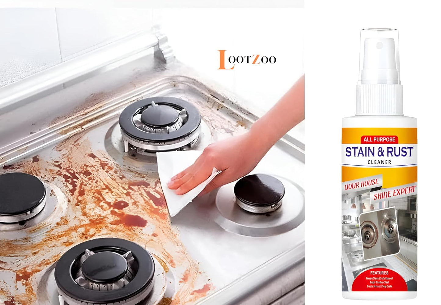 High-Performance Multi-Purpose Rust Remover Spray