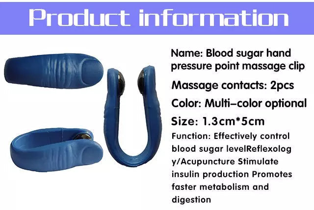 Sugar Control LI4 Acupressure Point Clip (Magnetic)