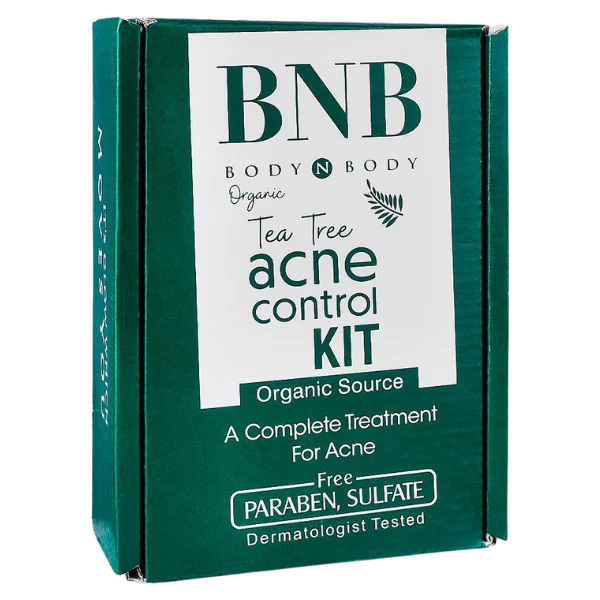 BNB Organic Tea Tree Acne Control Kit 4in1 Facial Kit