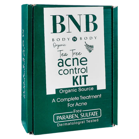 BNB Organic Tea Tree Acne Control Kit 4in1 Facial Kit