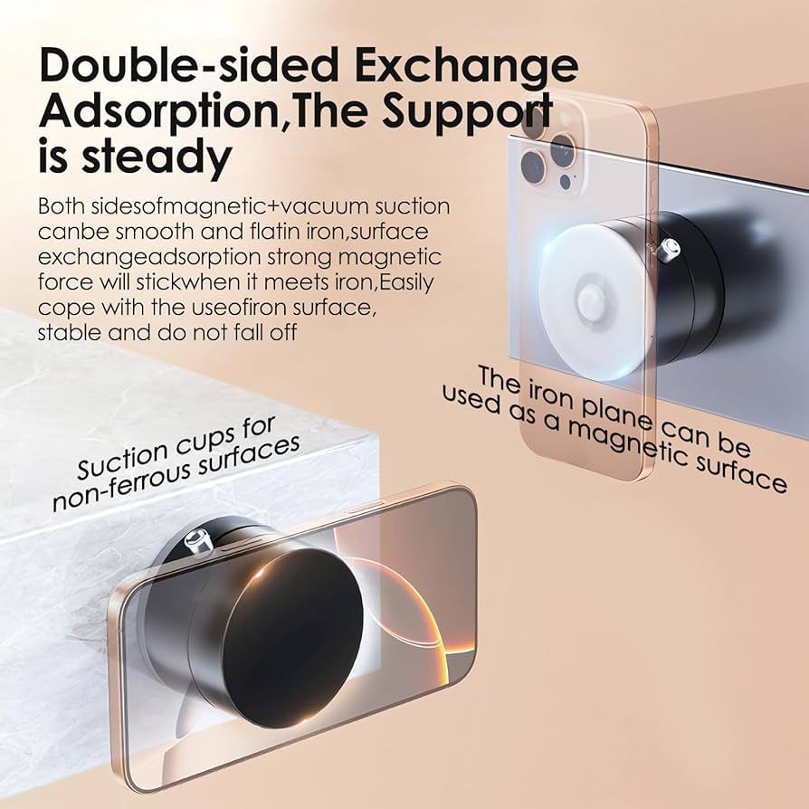 VIP Magnetic Mobile Holder Double Sided Suction Cup