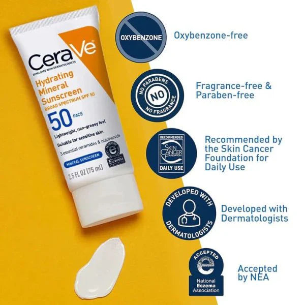 CeraVe 4‑in‑1 Skincare Kit | Cleanser, Night Cream, Serum & SPF