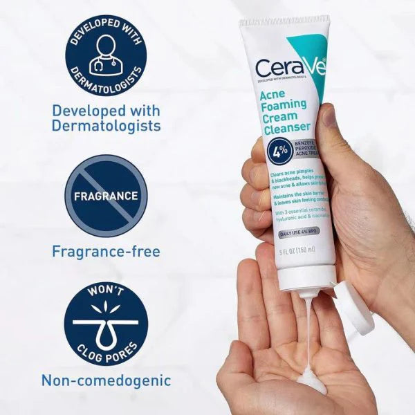 CeraVe 4‑in‑1 Skincare Kit | Cleanser, Night Cream, Serum & SPF