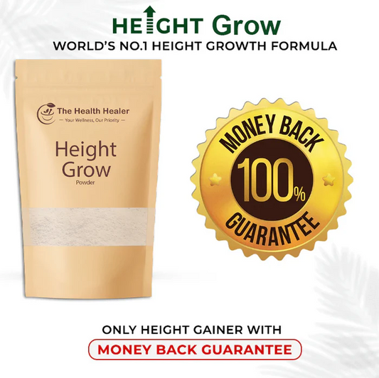 Height Growth Powder Grow for Teens & Adults Ayurvedic Height Grow Veda | Boost Your Height Naturally